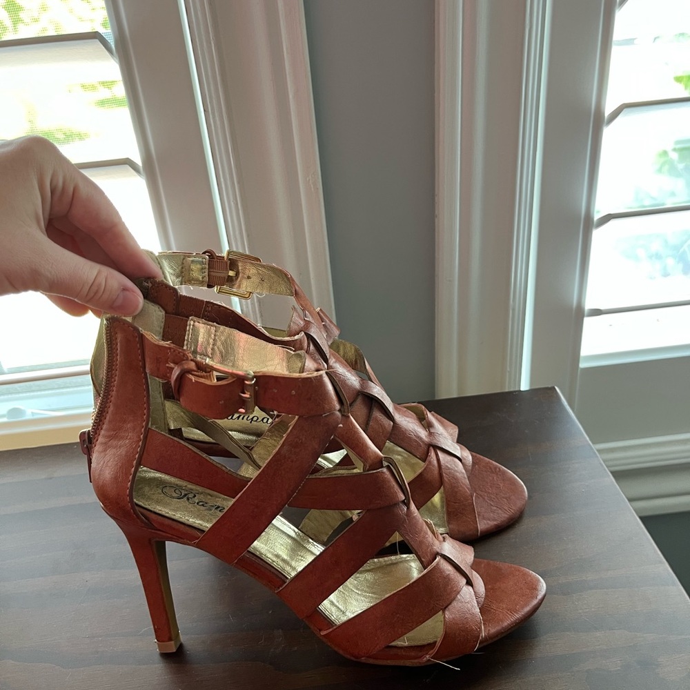 Strappy heels